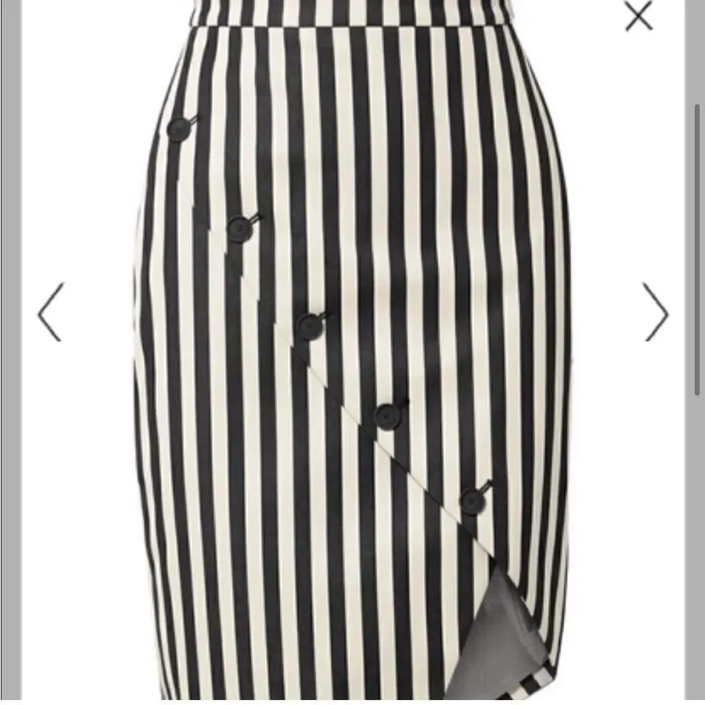 ALTUZARRA Paul Bert button-embellished skirt size 34